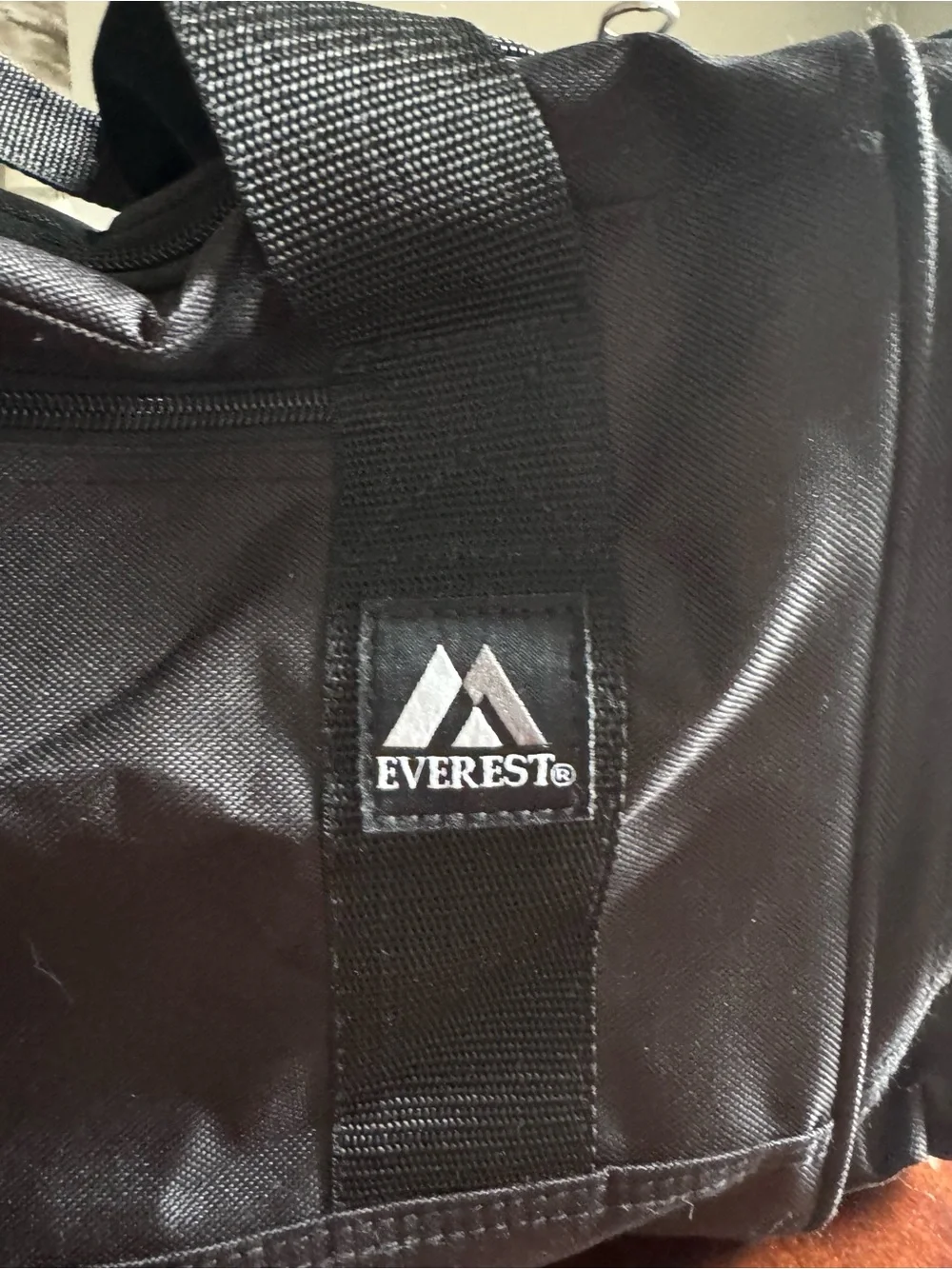 Black Men's Duffel Bag — Travel & Gym Carryall